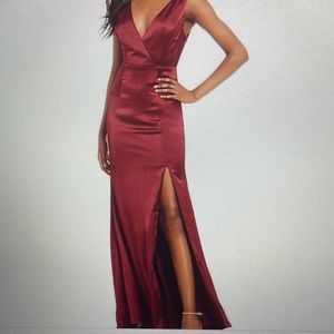 BRAND NEW SATIN DRESS